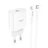 Incarcator de retea Hoco C94A Metro (PD20W) + Cablu Type-C to Lightning  [White]